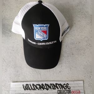 1994 Budweiser New York Rangers Stanley Cup hat Vs Vancouver Canucks